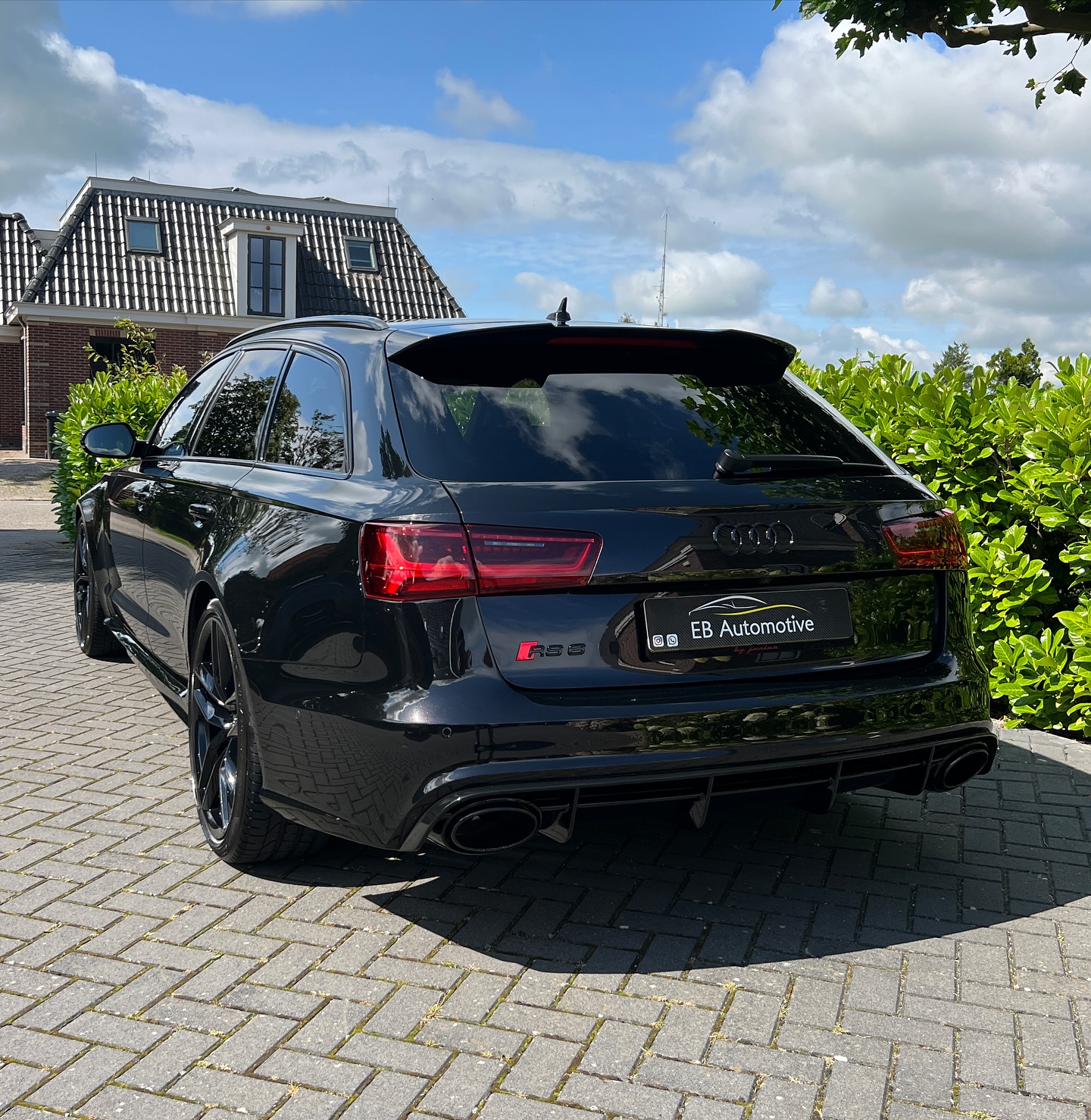 Audi RS6 na detailing en polijstbehandeling door EB Automotive